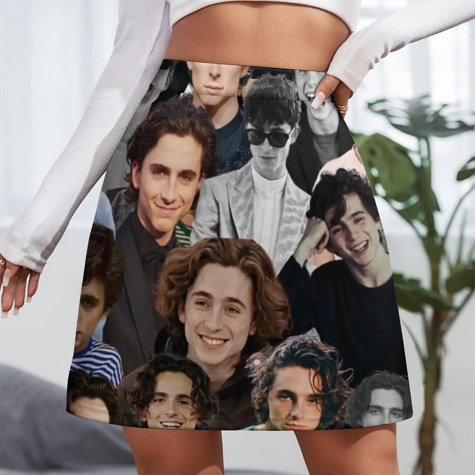 Timothee Chalamet photo collage Mini Skirt mini skirt for women women's summer dress 2023