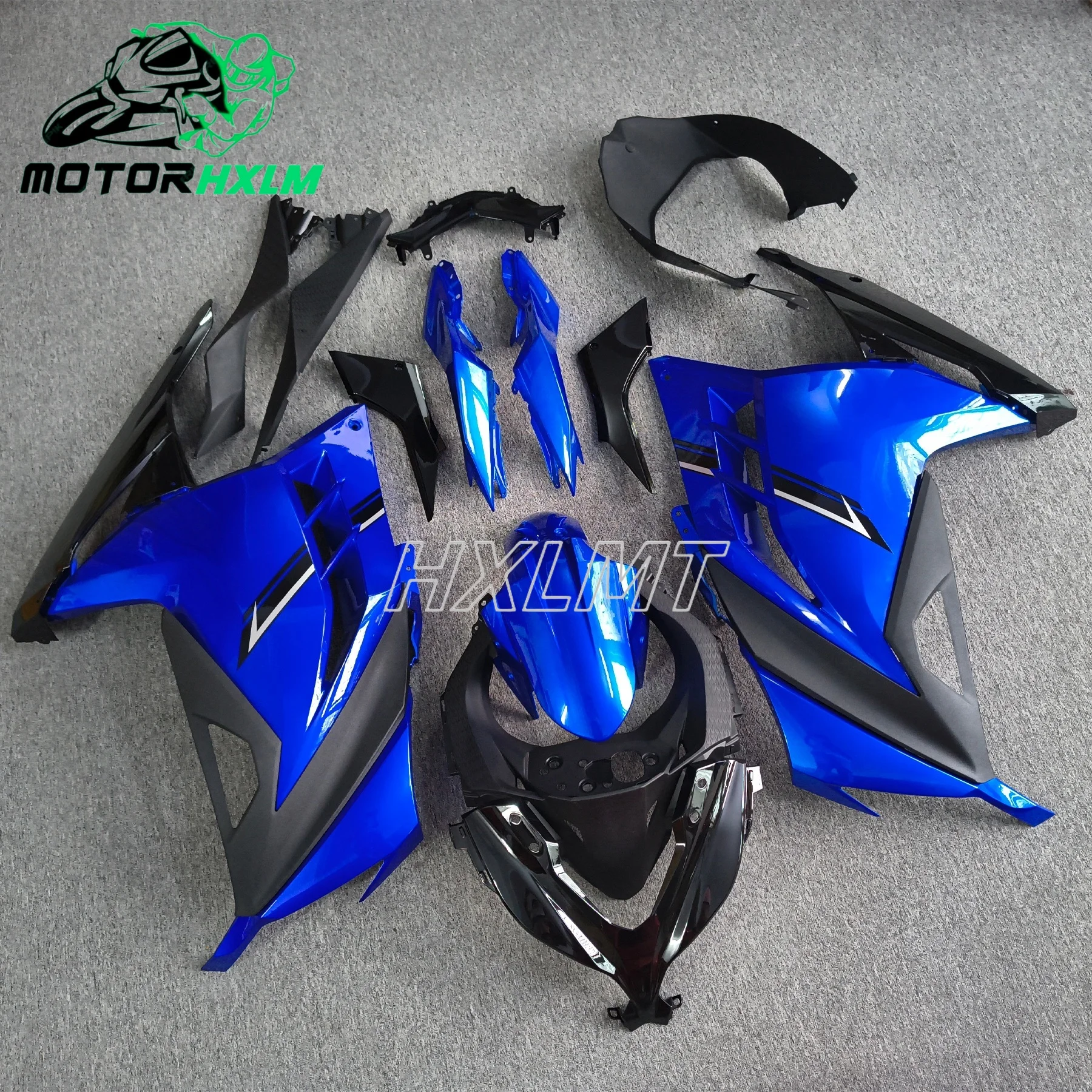 New ABS Motorcycle Fairing Kits For Kawasaki Ninja 300 2013 2014 2015 2016 2017 EX300 ZX300R Fairings Kit Set Glossy Black 6