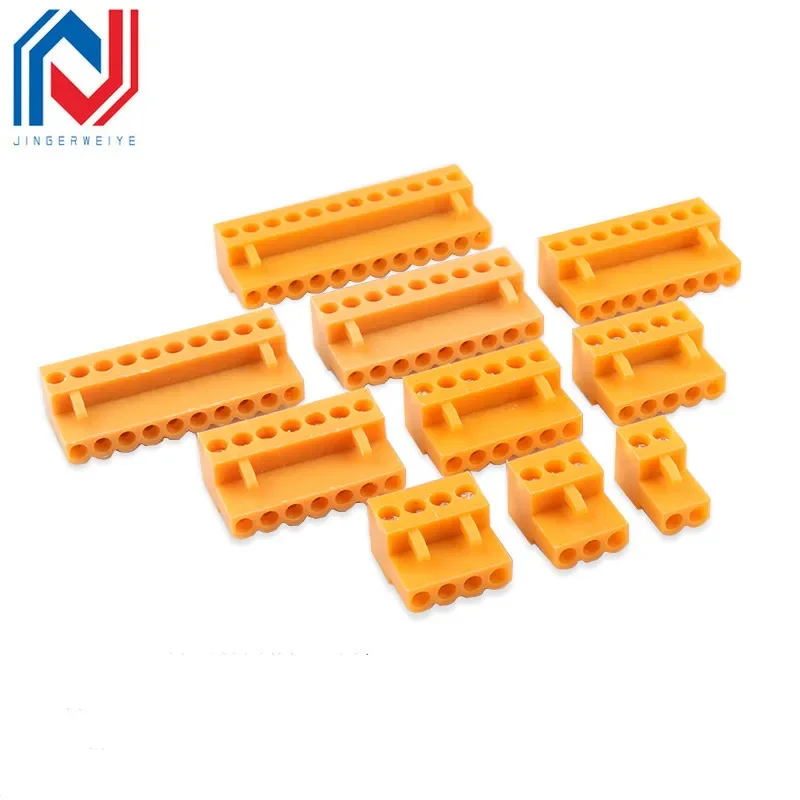 5Pcs HT3.96K 3.96mm 2P/3P/4P/5P/6P/7P/8P Pluggable Through Hole Terminal 300V 10A HT396K Pitch Screw Terminal Block Connector