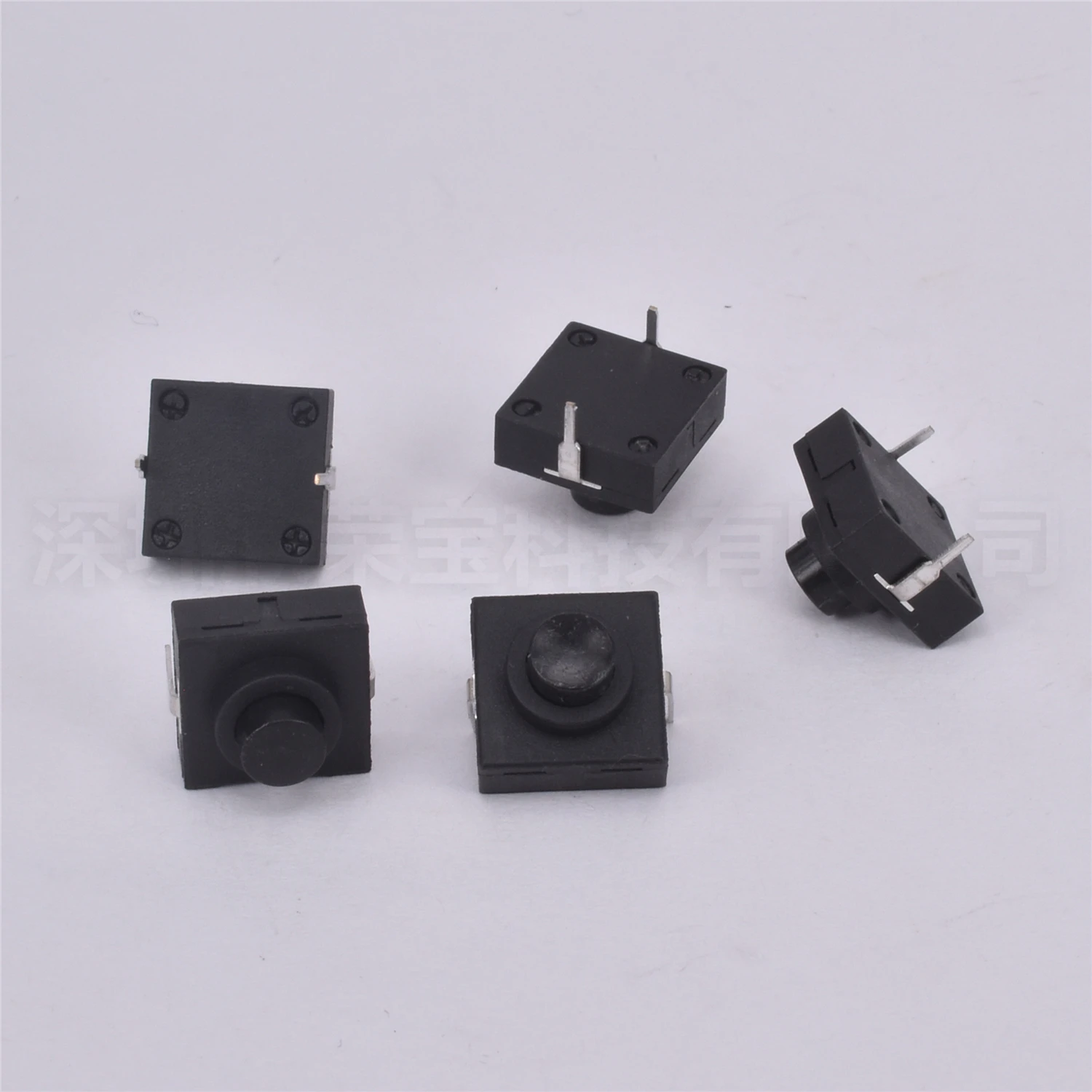 10/20pcs interruttore a pulsante torcia 12*12*9.4mm 1A 30V CB-1212-112D 2pin nero Mini Ultra-sottile centrale dei piedi interruttore ON-OFF