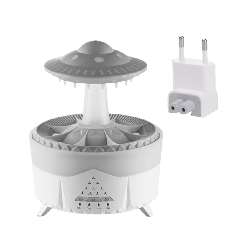 แบบพกพา Air Humidifier Raindrop น่ารัก Air Humidifier เปลี่ยนสี Raindrop Humidifier เหมาะสำหรับรถบ้านสำนักงาน