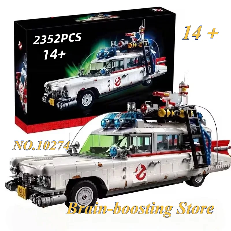 

НОВИНКА: Конструктор Ghostbusters Ecto-1, модель автомобиля MOC 10274, для детей и взрослых, игрушка, подарок на Хэллоуин и Рождество, 2352 детали