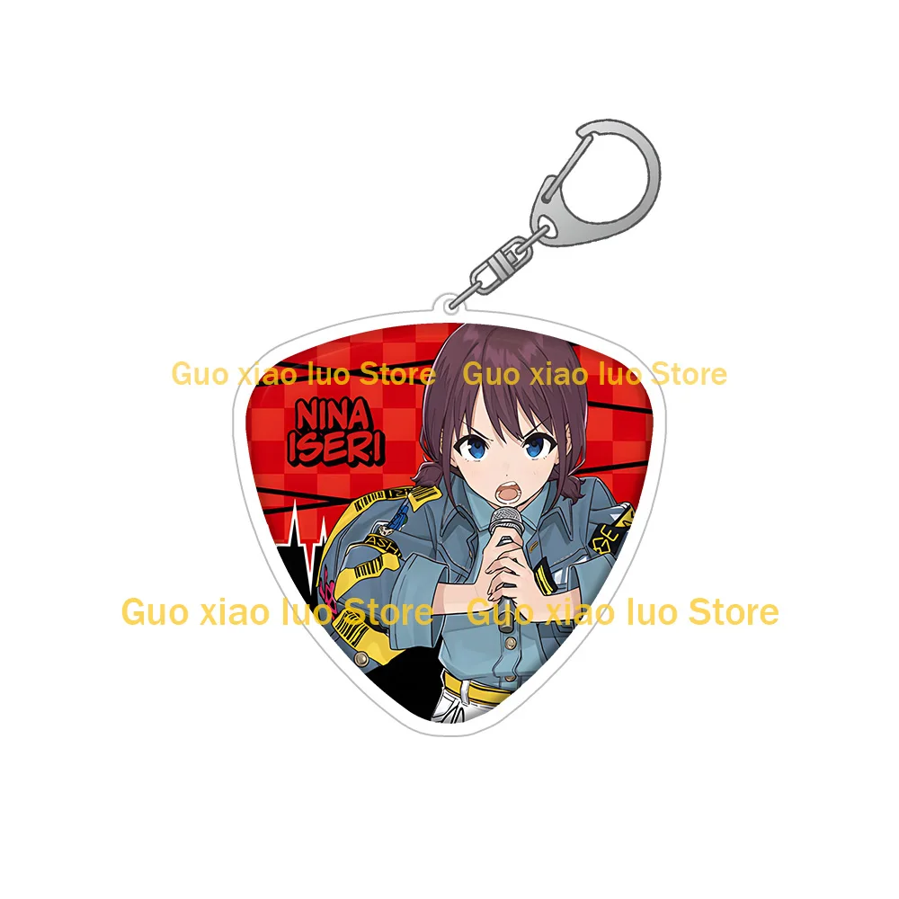 GIRLS BAND CRY anime character Nina Iseri Momoka Kawaragi Subaru Awa Tomo Ebizuka Rupa Hina Rin Nana acrylic keychain Bagpendant