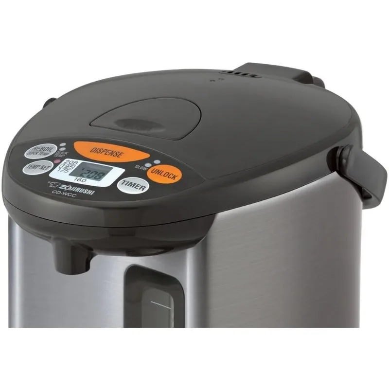 Zojirushi CD-WCC30 Micom Water Boiler and Warmer (101 oz, Silver Dark Brown)