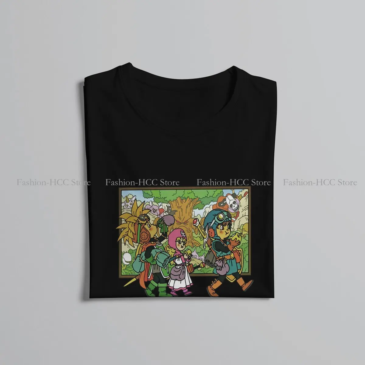 Dragon Quest Crewneck Original TShirts Anime COVER Personalize Homme T Shirt Hipster