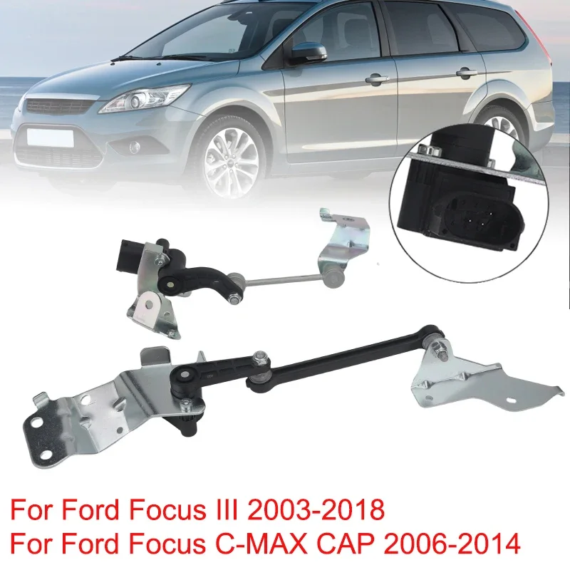 Headlight Leve Bracket Suspension Height Sensor for Ford Focus III 2003-2018 C-MAX 2006-2014 3M5113D034AF 1509087 3M51-13D034-AG