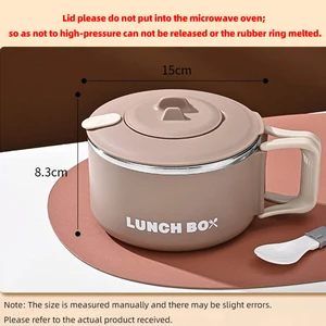 Paslanmaz çelikten yapılmış öğle yemeği kutusundaki 6 büyük satış-no. 4