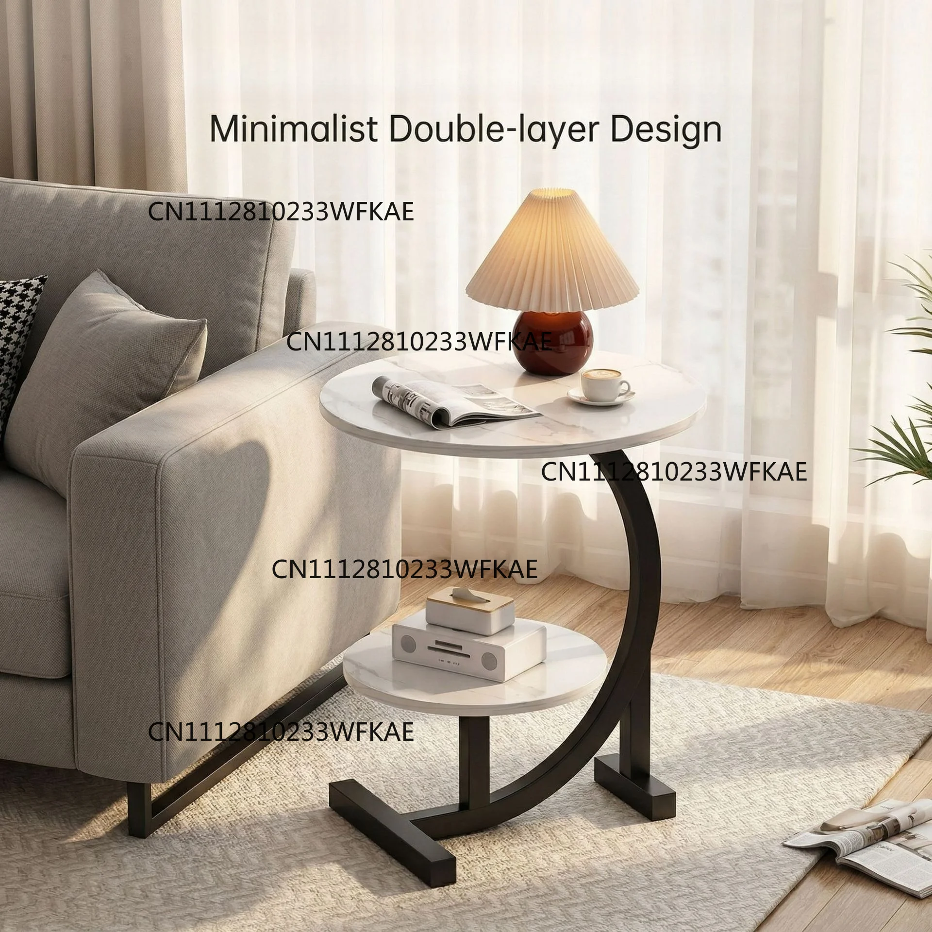 Overseas popular sofa side coffee table bedroom living room corner storage table bedside table