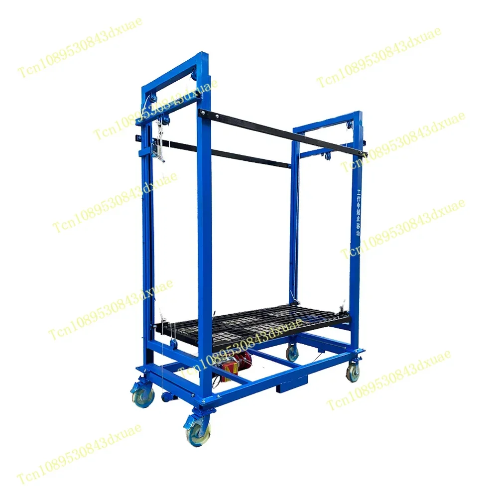 200 Kg 2.5 M Electric Scaffolding Lift Low Price Steel Scaffolding With Wire Rope Platform For Construction