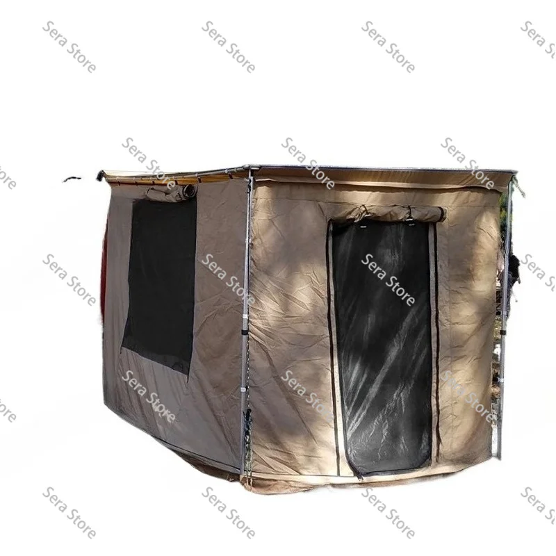 The Car Side Tent House, Outdoor Camping, Self-driving Tour, Car Side Shelter with Car Canopy Sunshade