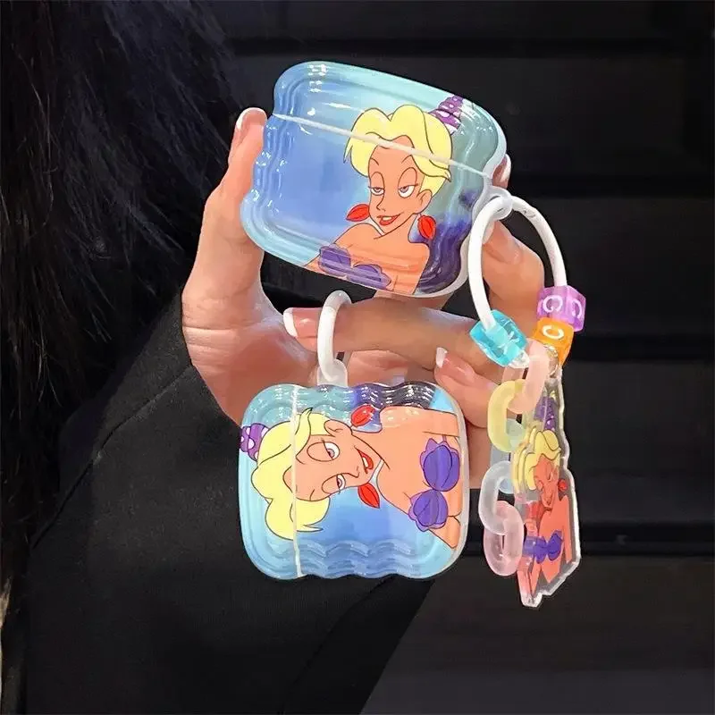 Disney Princess Shockproof Case For Apple AirPods Pro 2 Cover Cute Bluetooth Earphone Cases Accessories for AirPod 3 1 Funda