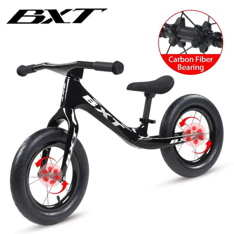12 Inch Kids Balance Bike Carbon Complete Bicycle For Kid Small Size Children Running Bike Slide By Feet Unisex Kids Push Cycle