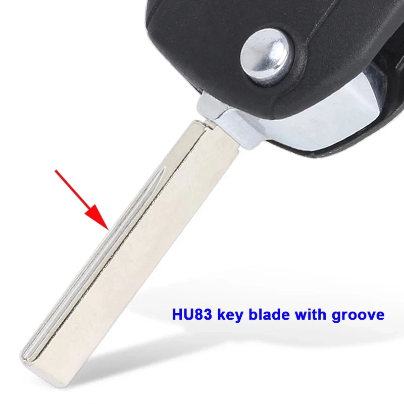 KEYECU P/N: 98 139 654 77 Flip HUF8435 Smart Remote Key Fob for Peugeot 208 2008 308 508 Citroen C3 C4 C5 4A AES Chip 433.92FSK - view 4