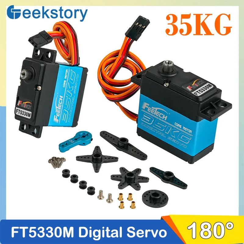 FT5330M 35KG Metal Gear Digtal Servo 180 Gradi Con 25T Servo Braccio Servo Parti FAI DA TE Per RC Aereo Elicottero Robot Camion Modello