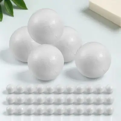 

50 Pcs Foam Craft Balls Heimdeko Hochzeitsdeko Styroporkugeln Filzen Palline Da Dipingere Office Hungarocell