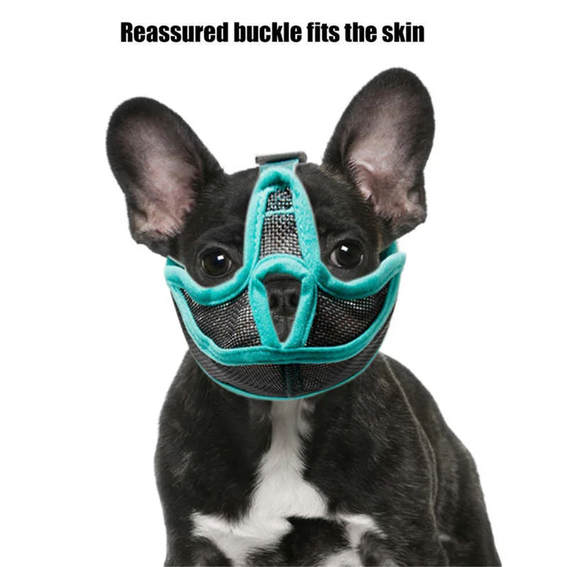 Comfortable and Durable Mesh Muzzle - Ensuring Safety and Peace of Mind for Your Beloved Pet on Walks, Outings, Training, Groomi