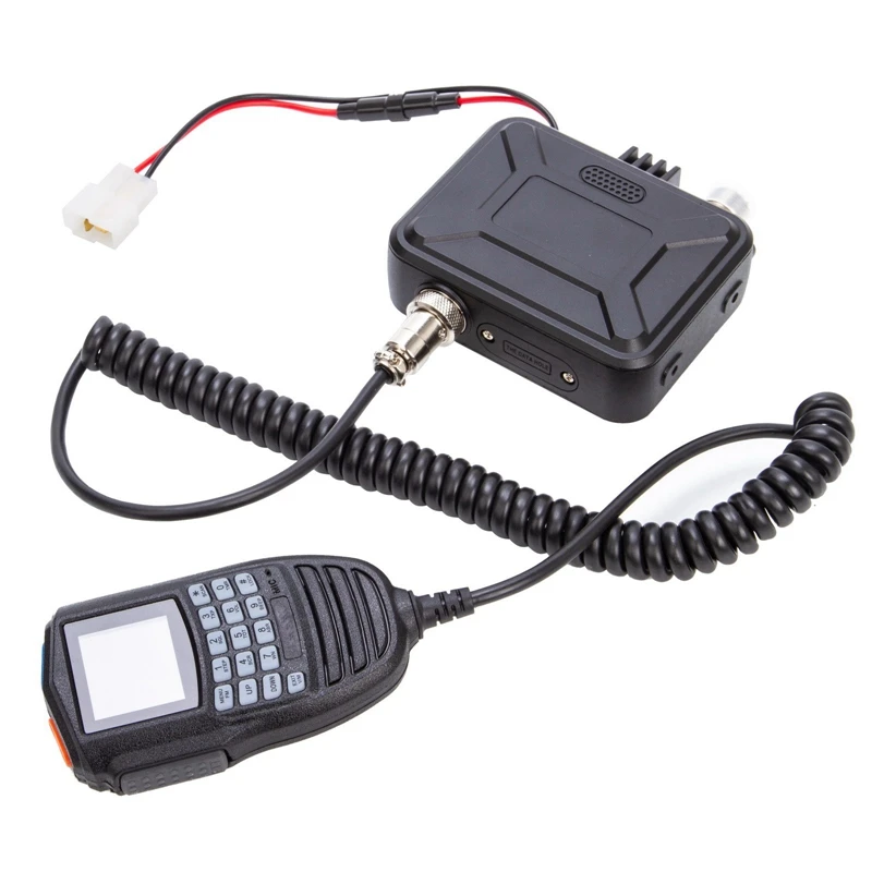 KT-WP12 Mini Car Walkie Talkie VHF UHF Dual Band Handheld Microphone Display And Control Scrambler Mini Mobile Radio Durable