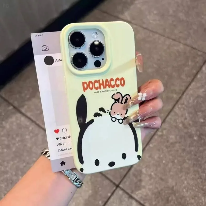 Sanrio Kuromi funda de teléfono para IPhone 17 Pro Max 17 Air IPhone 16 15 funda protectora de dibujos animados Apple 14 Plus 13 12 cubierta a prueba de golpes