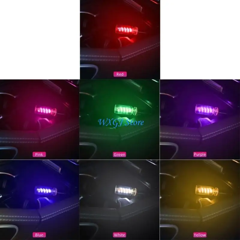 37JE Car Lights Touch Adjustment Plug-in Decorative Light Car Lamp LED Light
