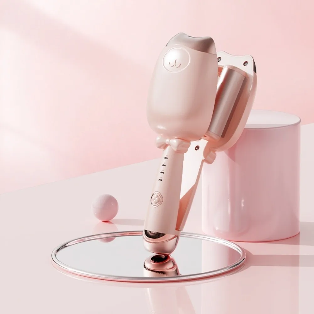 32mm Egg Roll Hair Curler Fast Heating 4 Temperature Adjustable Deep Wave Hair Curler Big Wave Splint Anti-Scald