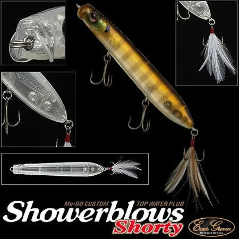 Япония EG Evergreen Surface Tyrant Pencil Showerblows Shorty Wave Crawling Luya Fake Bait Lure