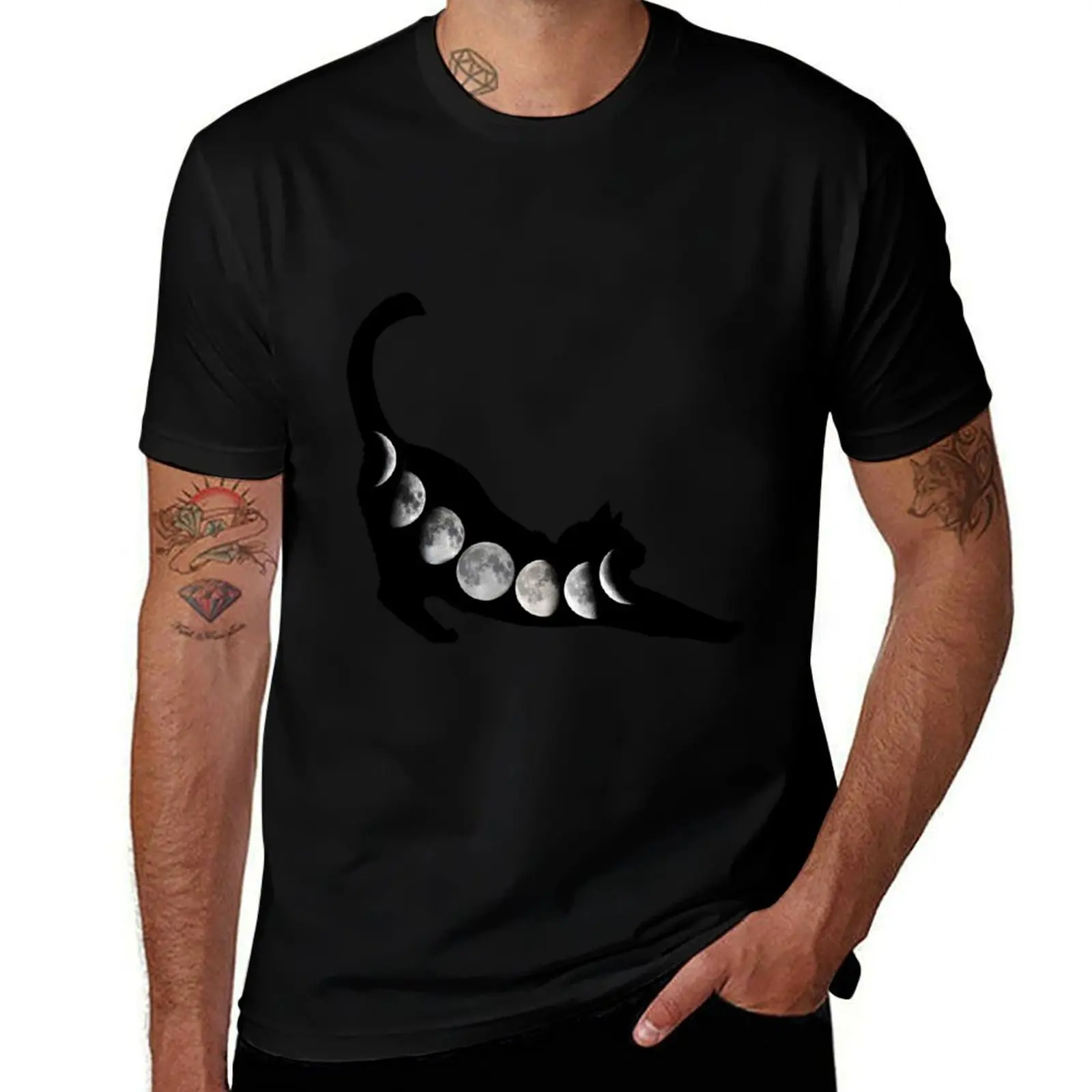 

mooncat phases T-Shirt t shirt man designer essential t shirt T-Shirt
