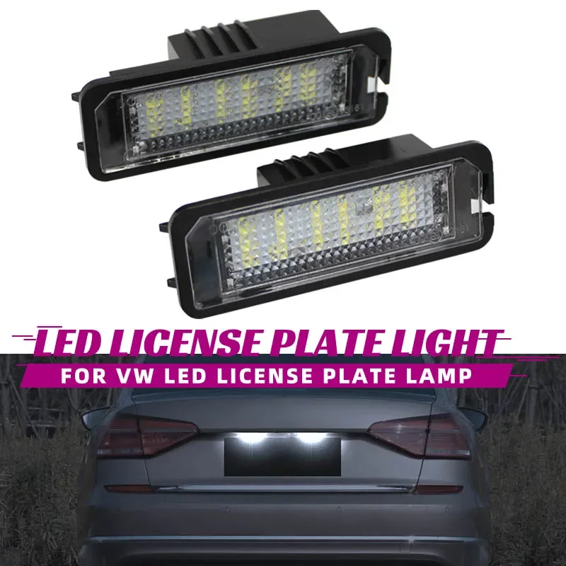 

Задний номерной знак для Skoda Seat Leon Ibiza VW Golf 4 5 6 7 MK4 MK7 Passat CC Polo Scirocco, 2 шт.