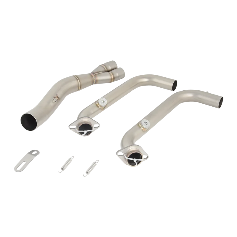 Slip On For CFMOTO 450SR-S 450SRS 2023 2024 Motorcycle Full Systems Exhaust Escape Front Link Pipe Muffler DB Killer 2 Sensors