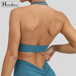 Backless Sports Bra Women Gym Top Women Fitness Yoga Clothes Sport Underwear Female Breathable Running Workout Bra Yoga Tops