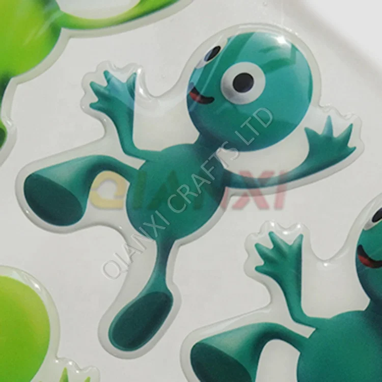 3D Dome Epoxy Resin Sticker Custom Logo Printing Crystal Bubble PU Waterproof Condensation Adhesive Label Sticker