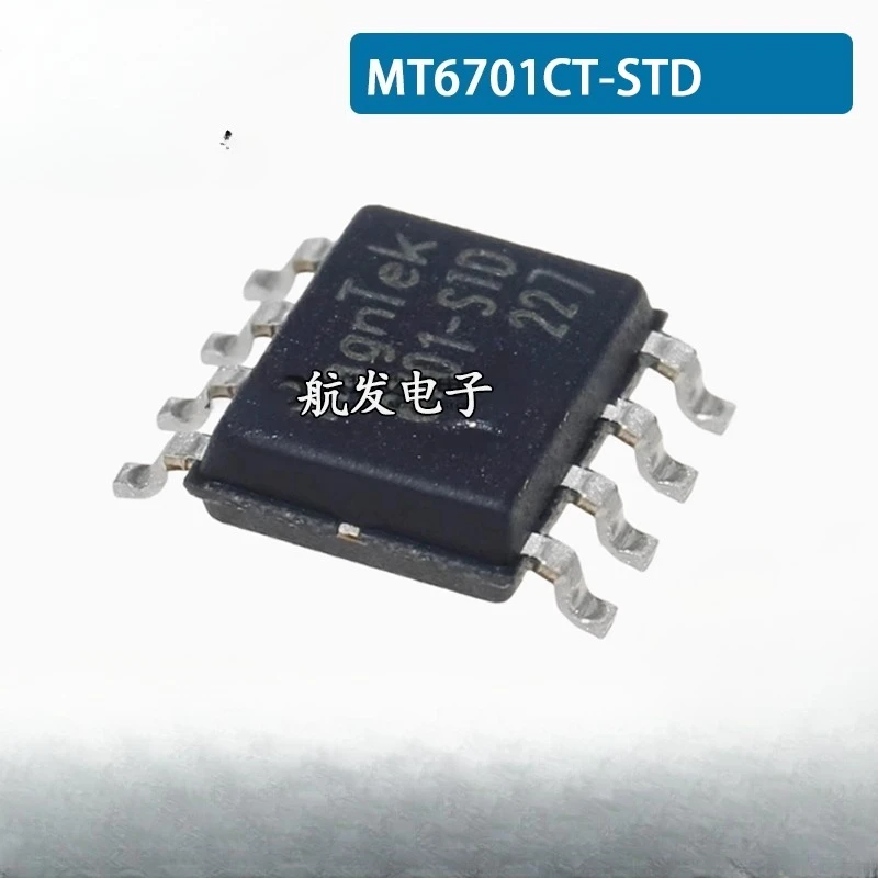 

10 шт./лот MT6701CT-STD 6701CT-STD SOP-8 высокоскоростной чип магнитного энкодера
