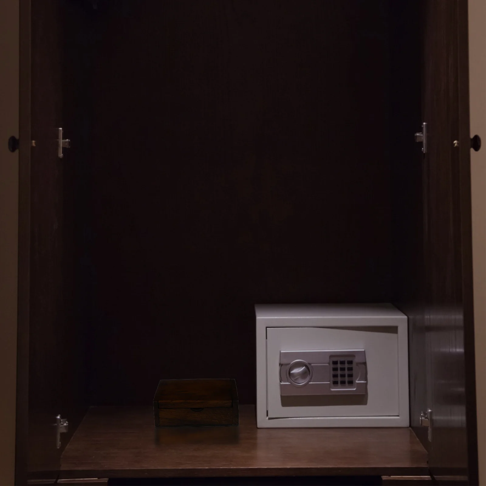 กล่องใส่บัตรไม้ 1 ชิ้น กล่องเก็บของ กล่องใส่เครื่องประดับ กล่องจัดระเบียบบนโต๊ะทำงาน กล่องใส่ของจุกจิกขนาดเล็ก สำหรับบ้านและสำนักงาน