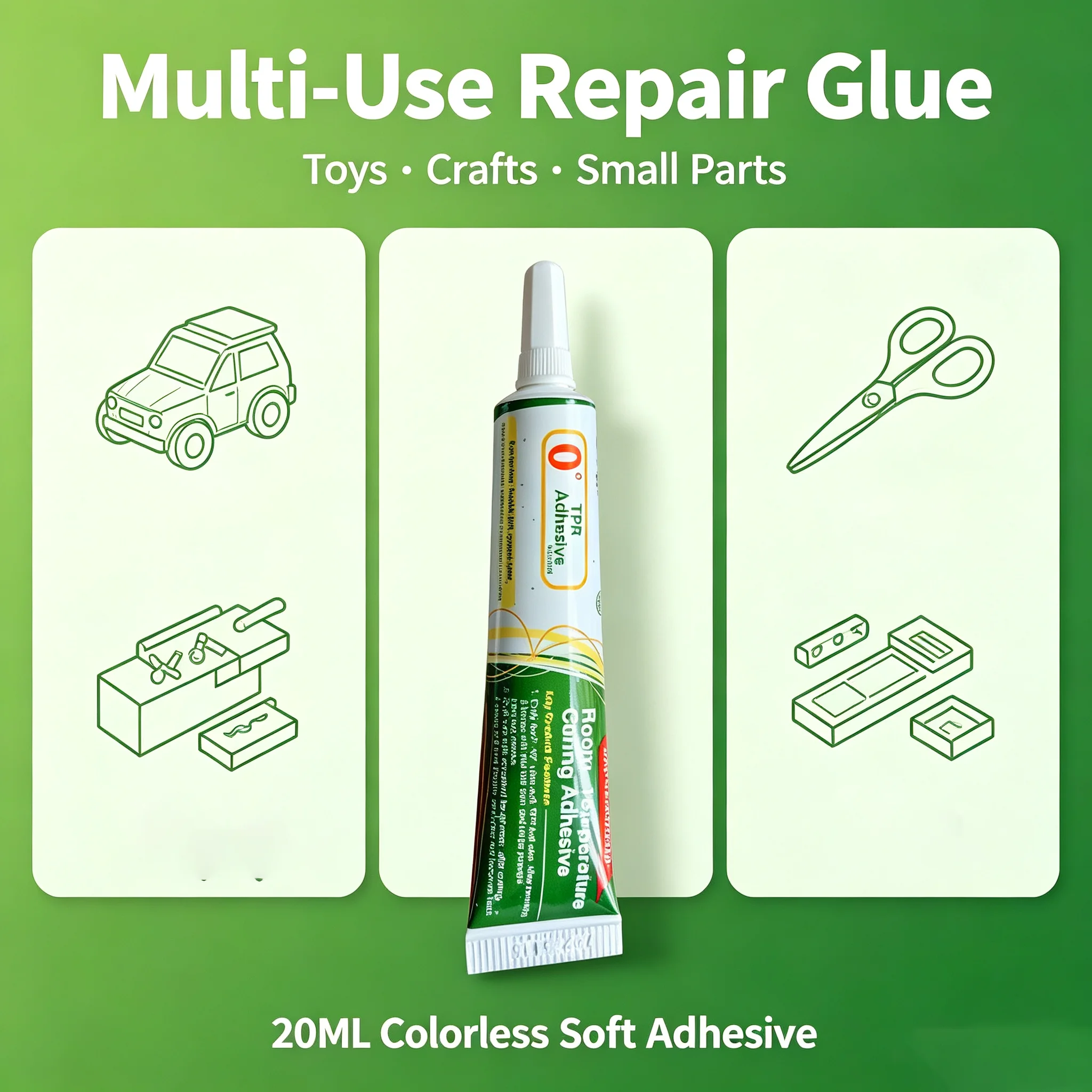 20ML TPR Spezial-Spielzeugkleber Transparent Weichversiegelnd Handgemachter DIY-Reparaturkleber Fabriklieferung Klebstoff für Quetschbälle Squishy-Spielzeug – Detail 4