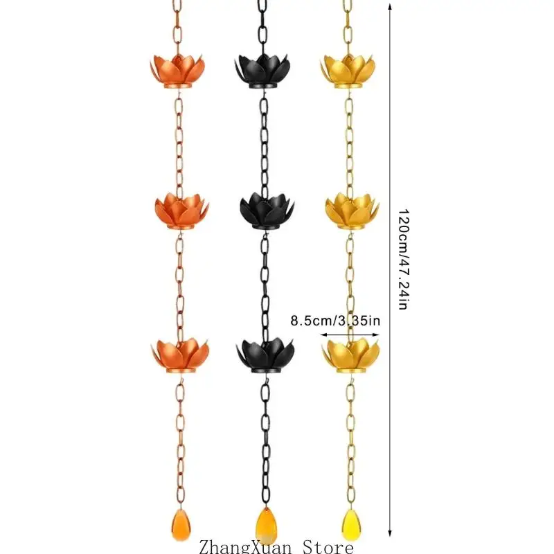 Moderne Wasserrichtungskette zur Dachkantenverbesserung, gefertigt aus starkem Eisen mit 8,5 Fuß flexibler Anordnung 3XUF – Detail 6