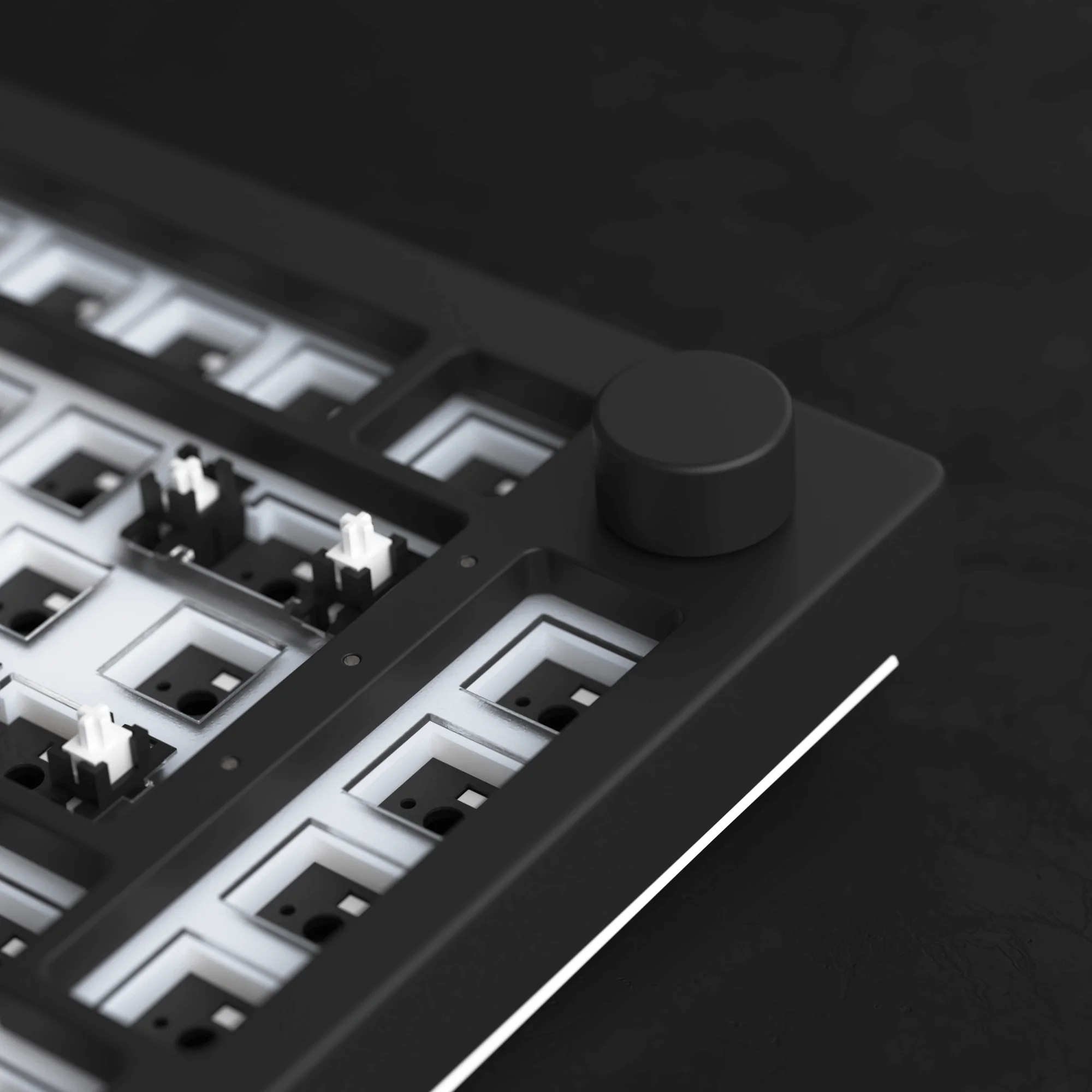 Akko 5075S VIA Barebone Keyboards Custom Hot-Swappable Mechanical Keyboard DIY Kit Gasket Mount with Knob RGB Backlit Hotswap image 4