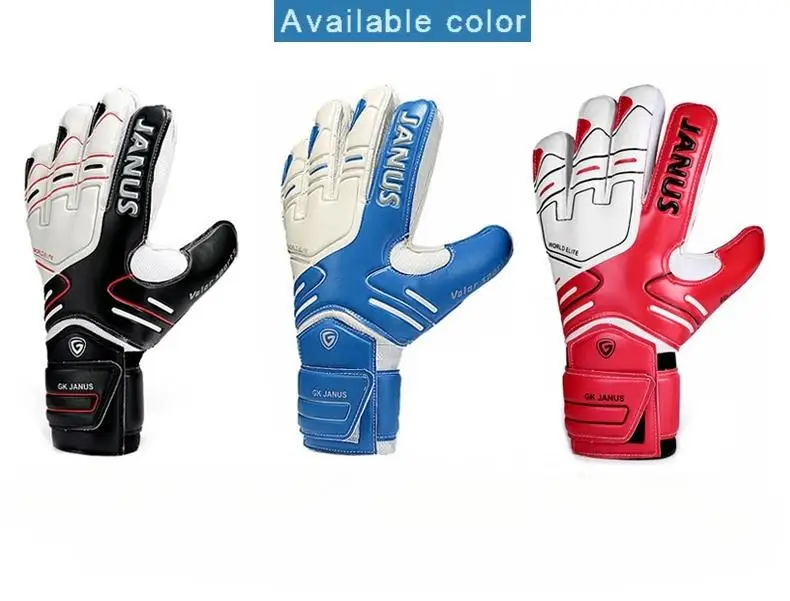 3mm Anti-Resistant PU Goalie Gloves Natural Contact Latex Outdoor Use with Finger Protection for Porters