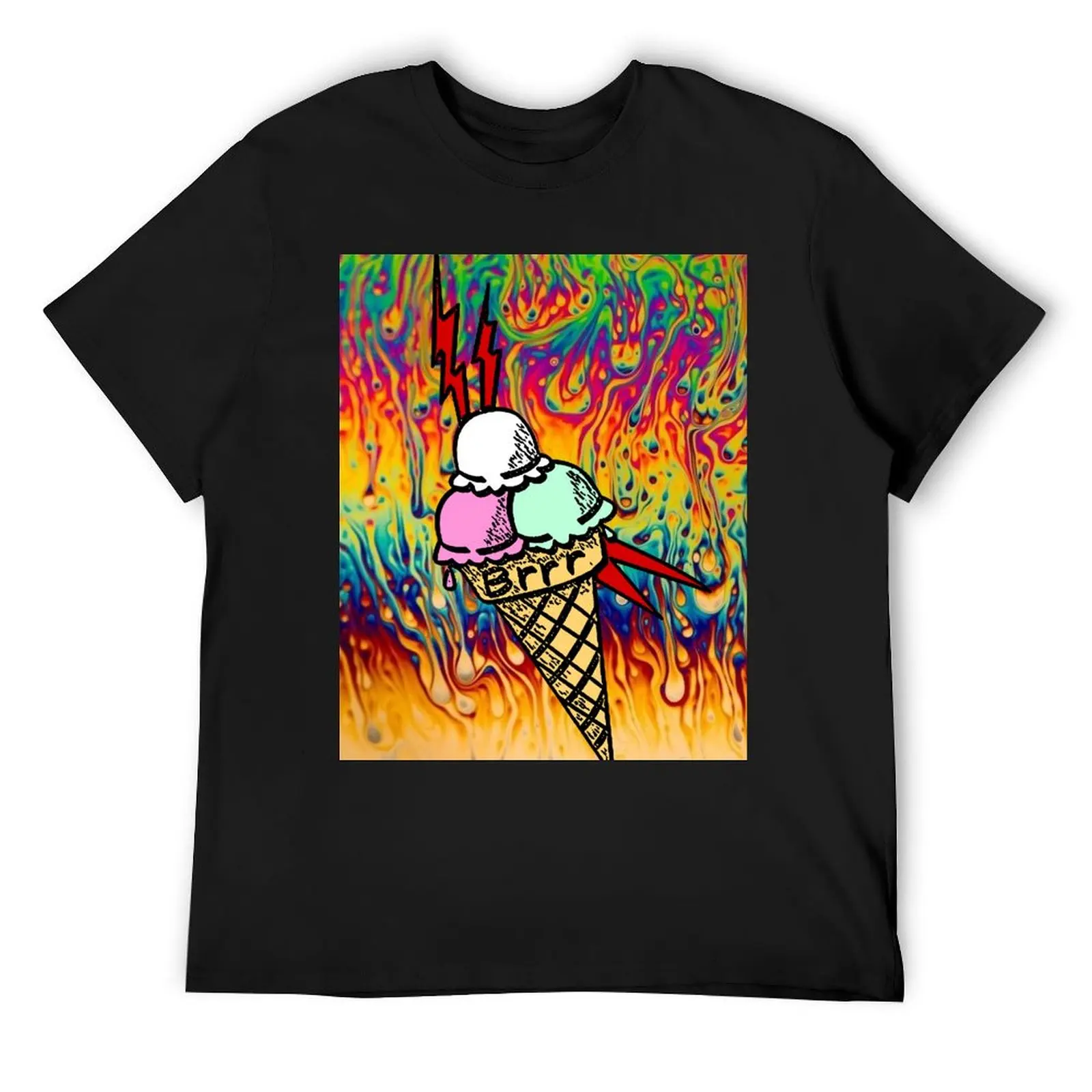 

Brrrrrr Drippy Trippy Guwop Face Cone T-Shirt Anime t-shirt oversize t-shirts man cotton man t-shirts cotton t shirt men