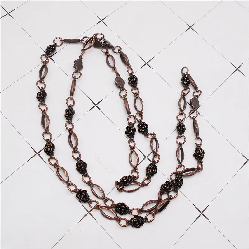 1Meter  1Lot  Antiquqe Style Copper  Tone  Jewelry Necklace Chain 10*10MM  (32458)