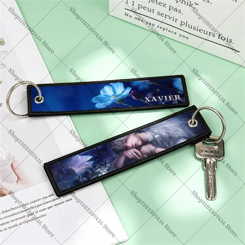 Game Love and Deep Space Keyring Accessories Charms Pendant Backpack Bag Ornament Xavier Zayne Rafayel Sylus Caleb Keychain Gift view 6