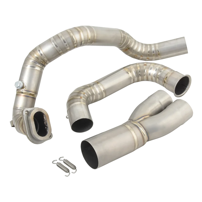 Motorcycle Exhaust Escape System Titanium Alloy Front Link Pipe For INDIAN FTR1200 S FTR 1200 Carbon R Championship 2018 - 2025