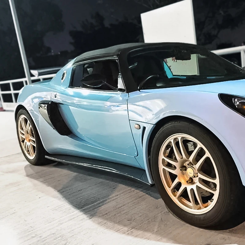 For Lotus Exige S2 S3 TM Type Side Skirt Extension Vehicle Lower Side Lip Aerodynamic Styling Kit