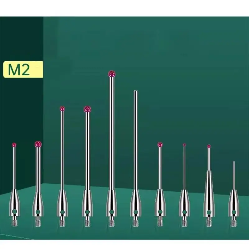 M2 Ruby Measuring Probe Ball Head Diameter 0.5 Precision Three Coordinate Machine Tool Measuring Probe for Industrial Use