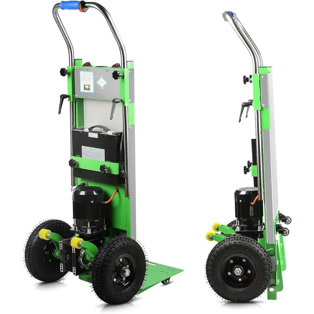 

900 LBS/408kg Electric Stair Climbing Hand Trucks, Heavy Duty Hand Trucks, High Load Capacity Dolly Cart with 3 Ropes,Customized