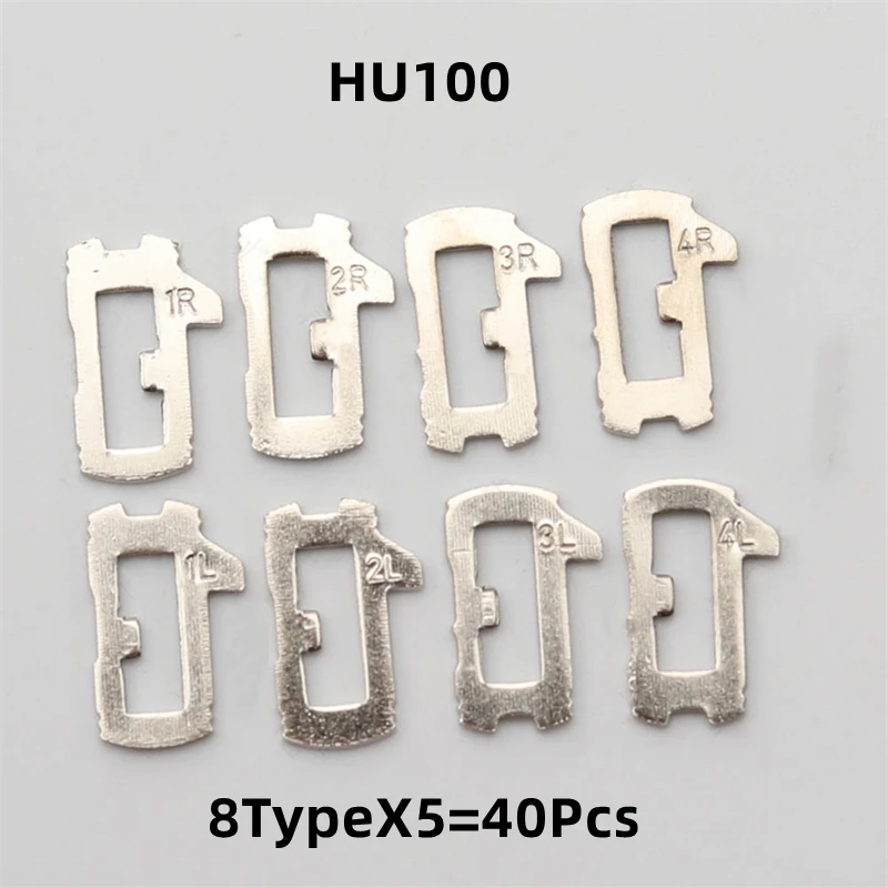 XIEAILI OEM 40Pcs HU100 Lock Repair Accessories Car Lock Reed Lock Plate For Buick New Regal For Chevrolet Cruze K69