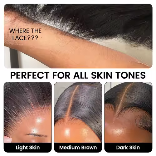 Straight Lace Front Wig Full Lace Human Hair Wigs For Women Human Hair 44 Inch 13x6 Bone Straight Human Hair Hd Lace Frontal Wig - Image 5