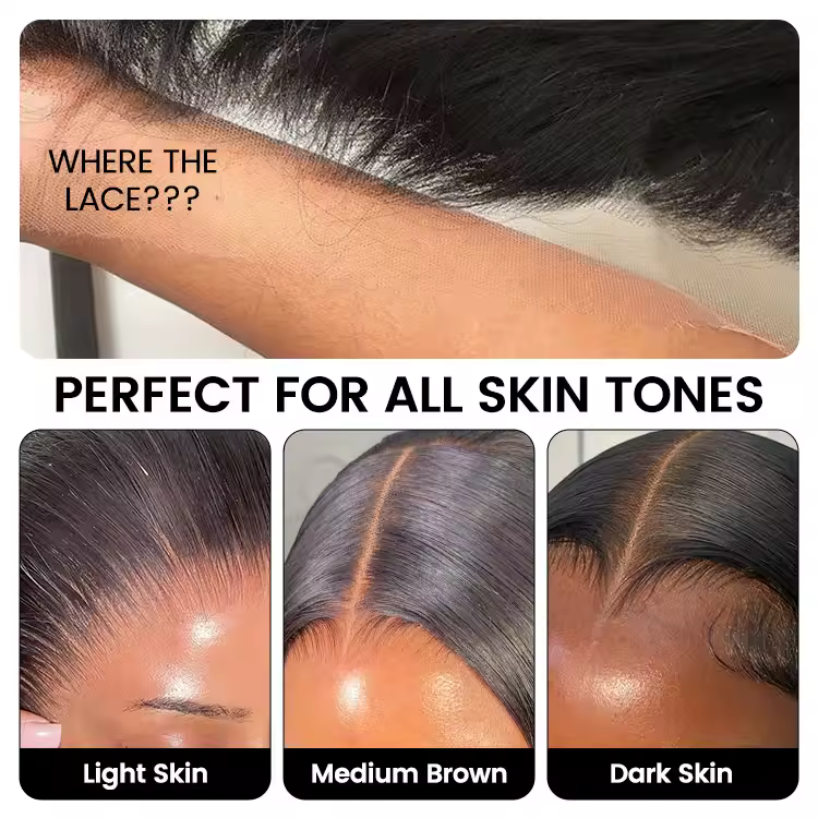 Straight Lace Front Wig Full Lace Human Hair Wigs For Women Human Hair 44 Inch 13x6 Bone Straight Human Hair Hd Lace Frontal Wig - Image 5