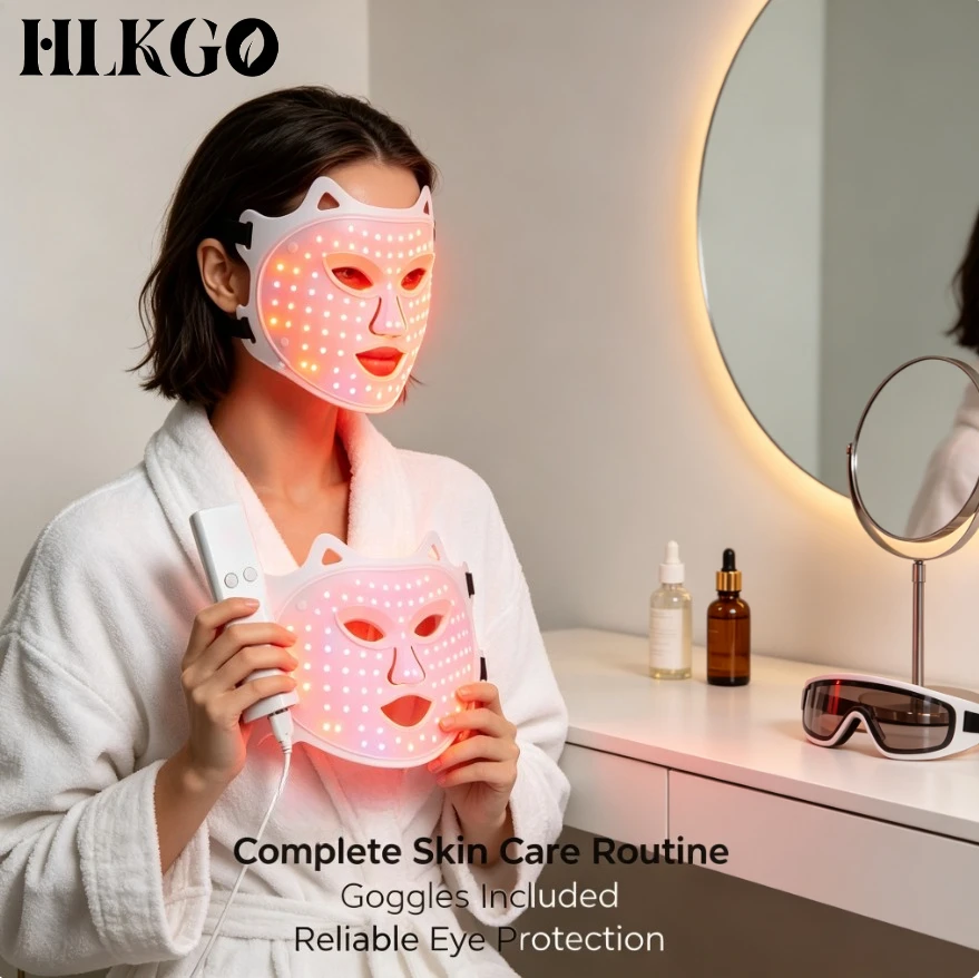 7 Color LED + Microcurrent Facial Device Dual Function Skin Tightening & Rejuvenation