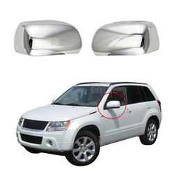 For Suzuki Grand Vitara 2008 2009 2010 2012 2014 2015 Rearview Car Accessories Plated Chrome Door Mirror Cover Trim Paste Style