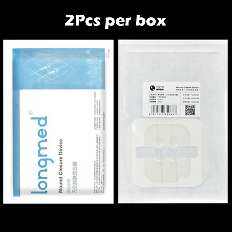 Kampeeruitrusting Pijnloze Hechtdraad Zelfklevende Wondsluiting Wond Hulp Patch Snelle Hemostatische Zorg Health Band Hechtdraad Accessoires