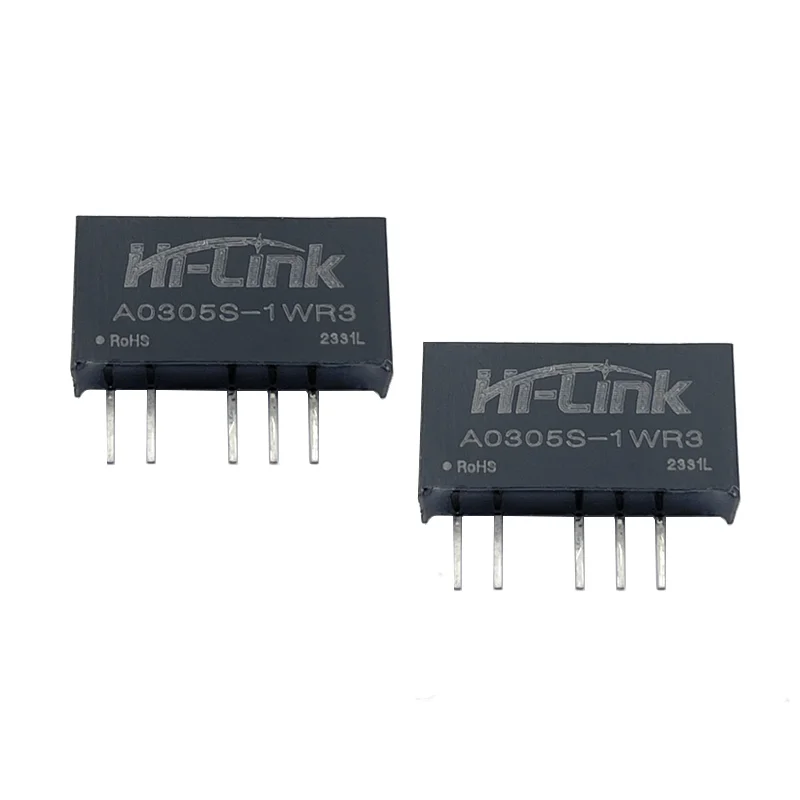 2 sztuk/partia A0305S-1WR3 DC DC 1W ± 5V ± 100mA moduł zasilający dla gospodarstw domowych z podwójnym wyjściem izolowany inteligentny konwerter do domu